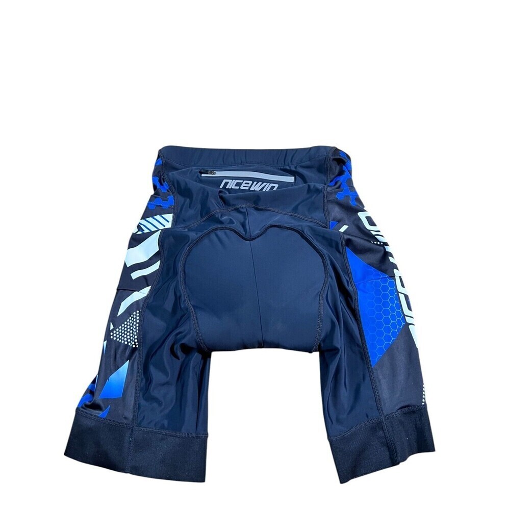 Nicewin Men's Padded Cycling Shorts Size M Blue Anti-Slip Leg Sports Activewear - Picture 8 of 10